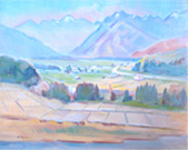 「北安曇野風景」 竹居 通子